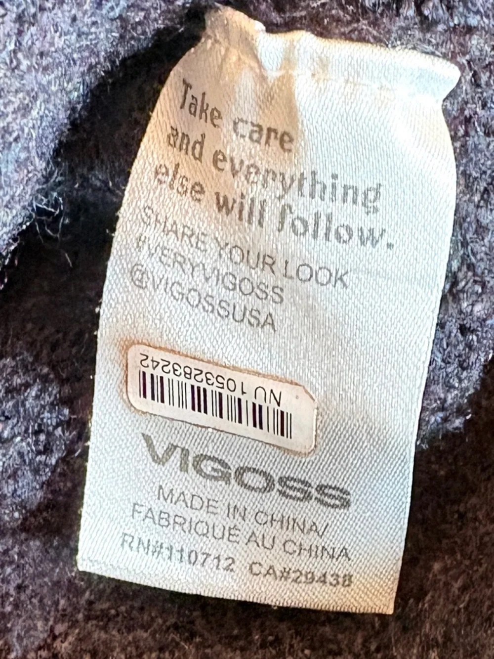 Vigoss Colorblock Mockneck Pullover‎ Sweater in Charcoal, Burgundy & Taupe